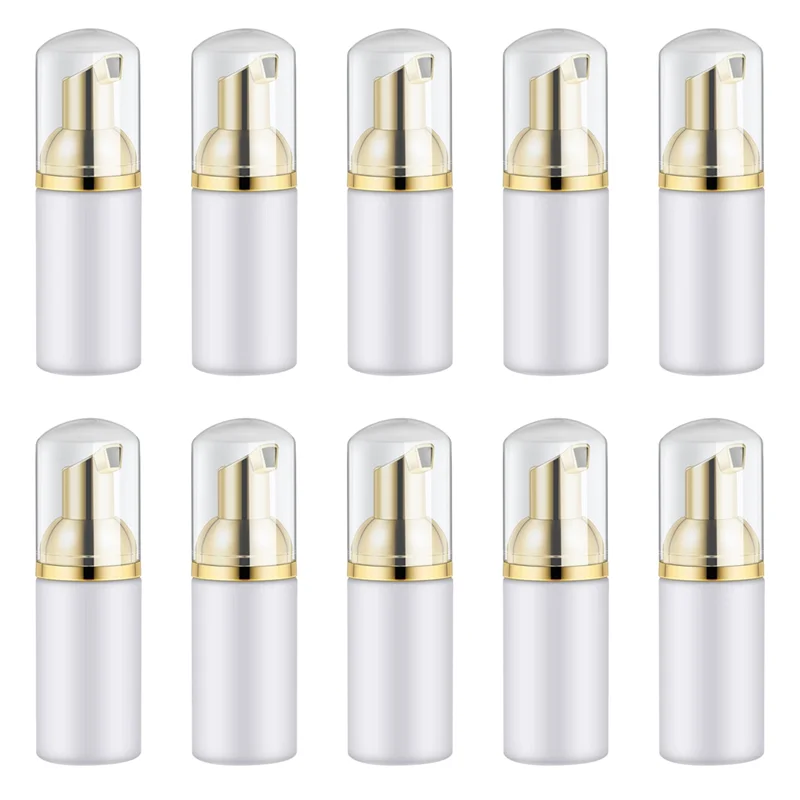FAST-10Pcs 30ML Plastic Foam Bottle Soap Mousses Liquid Dispenser Froth Shampoo Lotion Bottling Face Cleaner Pump Bottles