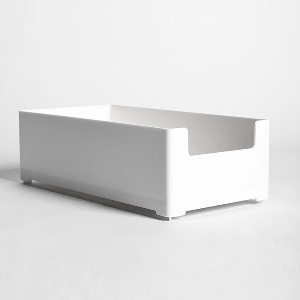 

1pc Classification Drawer Storage Case Plastic Sundries Organizer Cutlery Storage Box for Kitchen Bedroom (L)