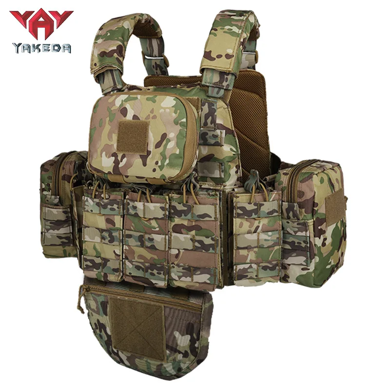 

Yakoda's New Multifunctional Molle Expansion System Breathable and Wear-resistant Outdoor Tactical Vest