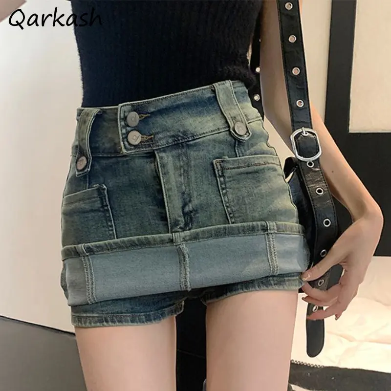 

Denim Mini Skirts Women Vintage Skinny Sexy High Waisted Summer Casual Female Party All-match Mujer Streetwear Popular Ulzzang