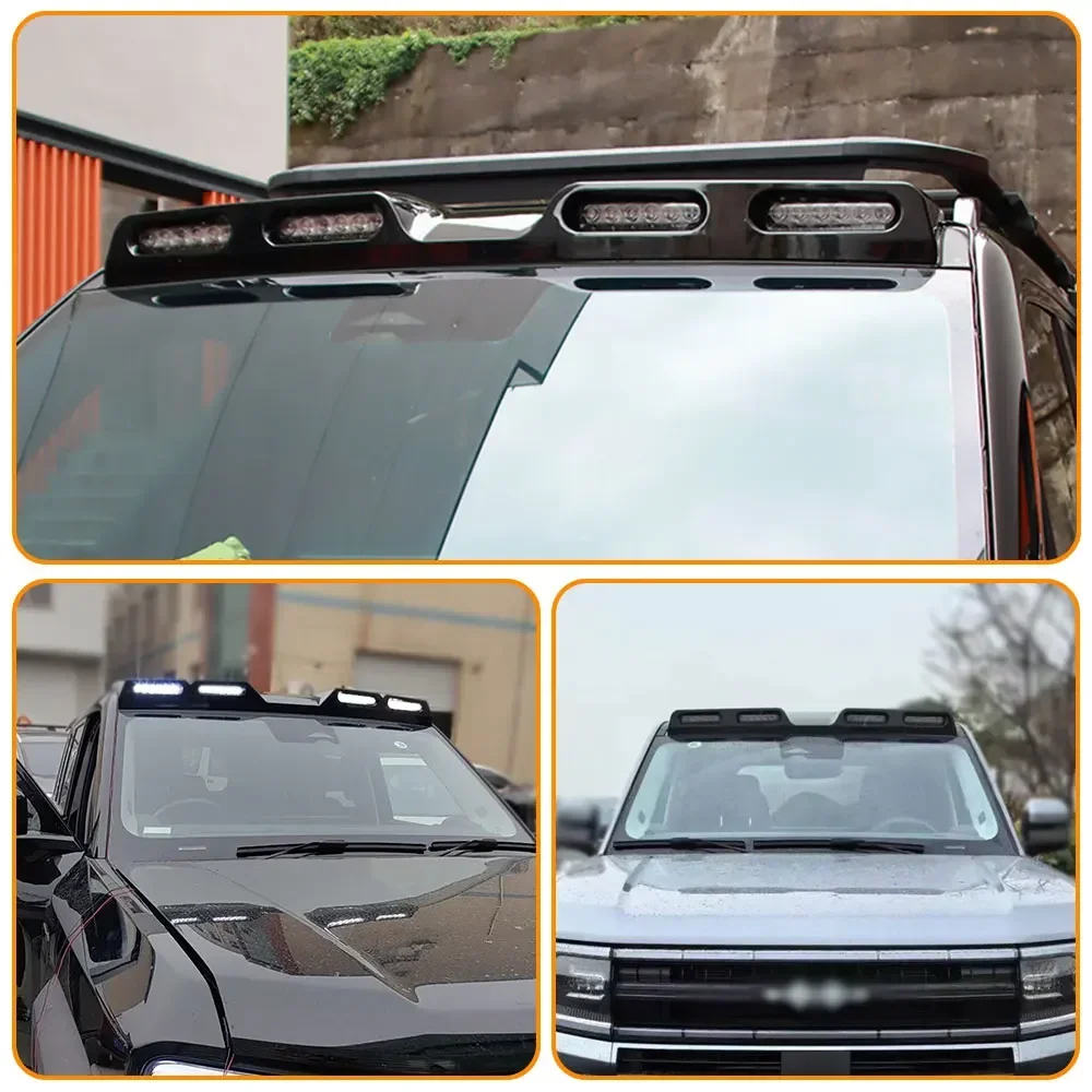 

Roof LED Bar Fit Fit for BYD Leopard 5 Car Exterior Roof Top Light Roof Spoiler