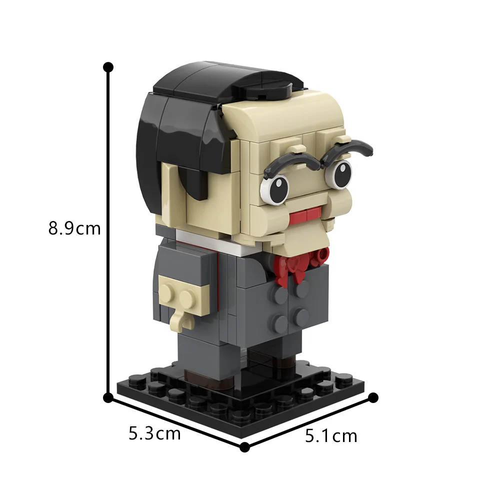 Moc horror goosebumps boneca modelo blocos de construção mistério fantasia filme jack brickheadz figura ação tijolo brinquedo presente do dia das bruxas