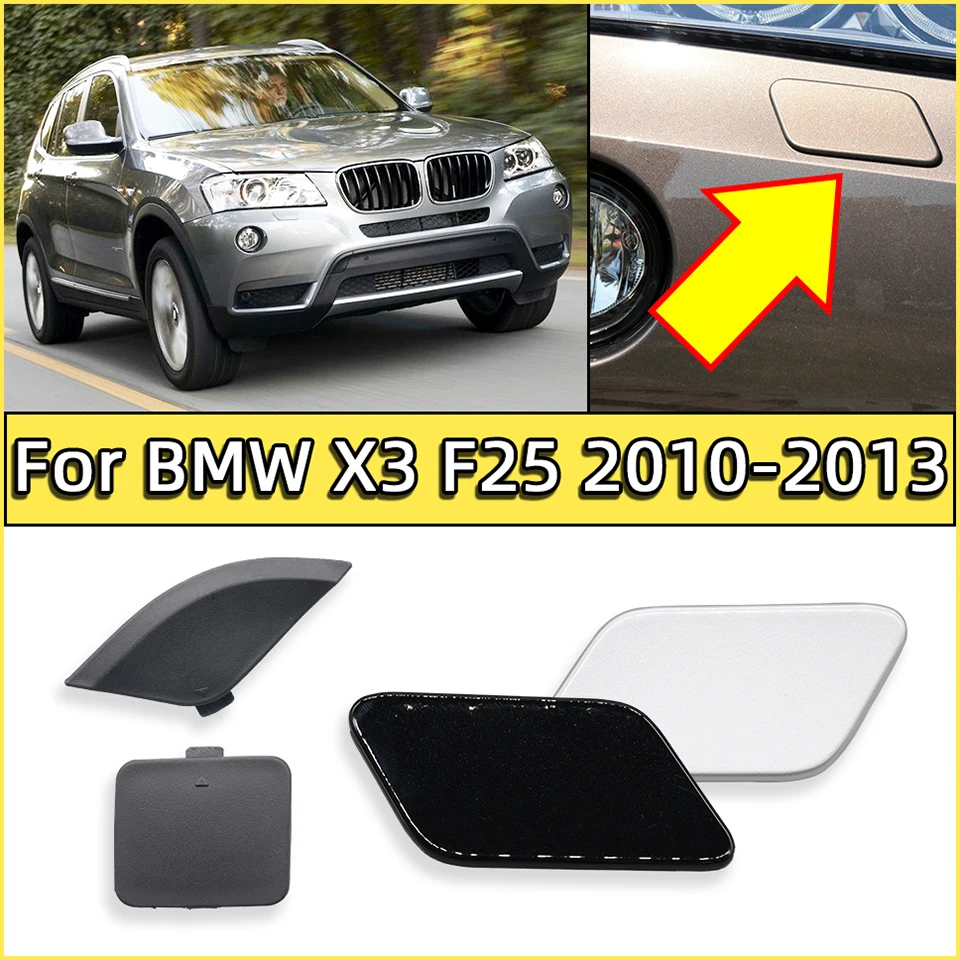 

Headlight Washer Nozzle Cover + Front & Rear Bumper Cover For BMW X3 F25 Ordinary Version / M-Sport (2010-2013) #51117261100