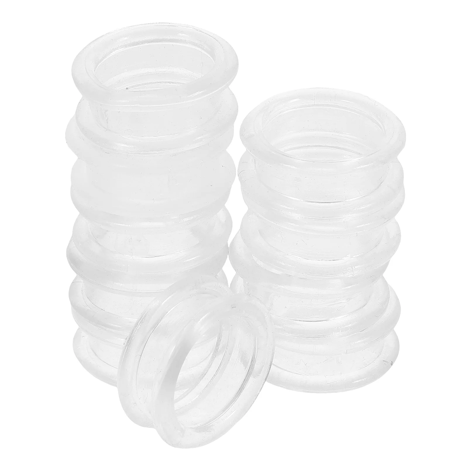 

10 Pcs Silicone Ring Sleeve Finger Guard for Slicing Sewing Set Breathable Protectors Silica Gel Office