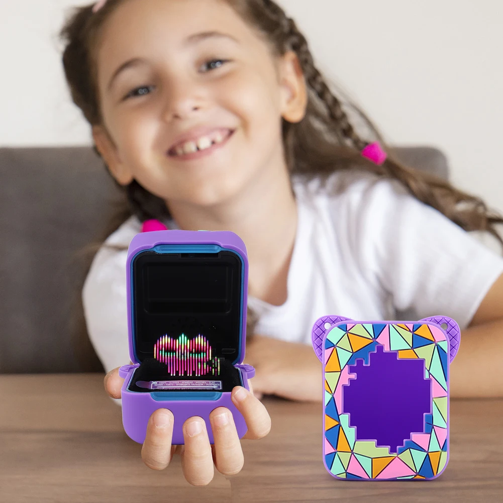 Siliconen hoes Beschermhoes Schokbestendige beschermende houder Huid Anti-drop met draagkoord voor Bitzee Magicals Interactive