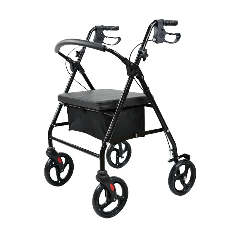 

Four-wheel multi-functional walker for the elderly and pregnant women 360 ° universal wheel anti-skid