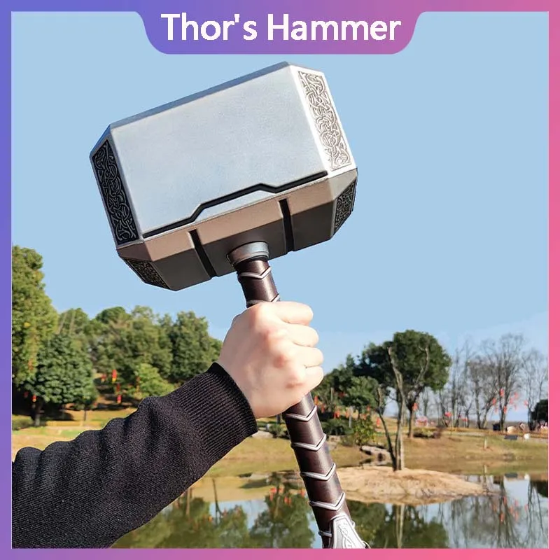 

The Avengers Thor Hammer 1:1 Action Figure Pu Modle Toy Cos Costumes Carnival Comic-Con Prop Home Room Decor Collection Gift Kid
