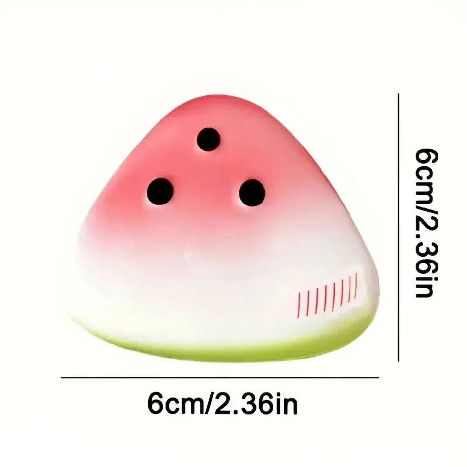 *Sell Well Squishy Watermelon Fidget Toy Anti-Stress Slow Rising Fruit Pinch Squeeze Stress Reliever Funny Pressure Reducer Prop