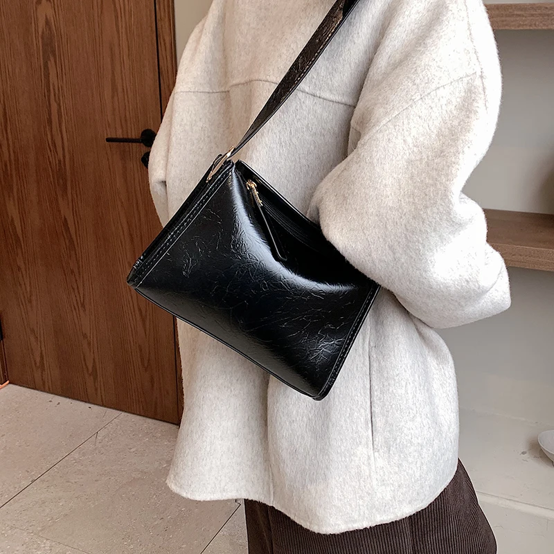 Commuting Pu Ladies Shoulder Bags Trend Versatile 2024 New High Quality Crossbody Bags for Women Free Shipping Bolso Mujer