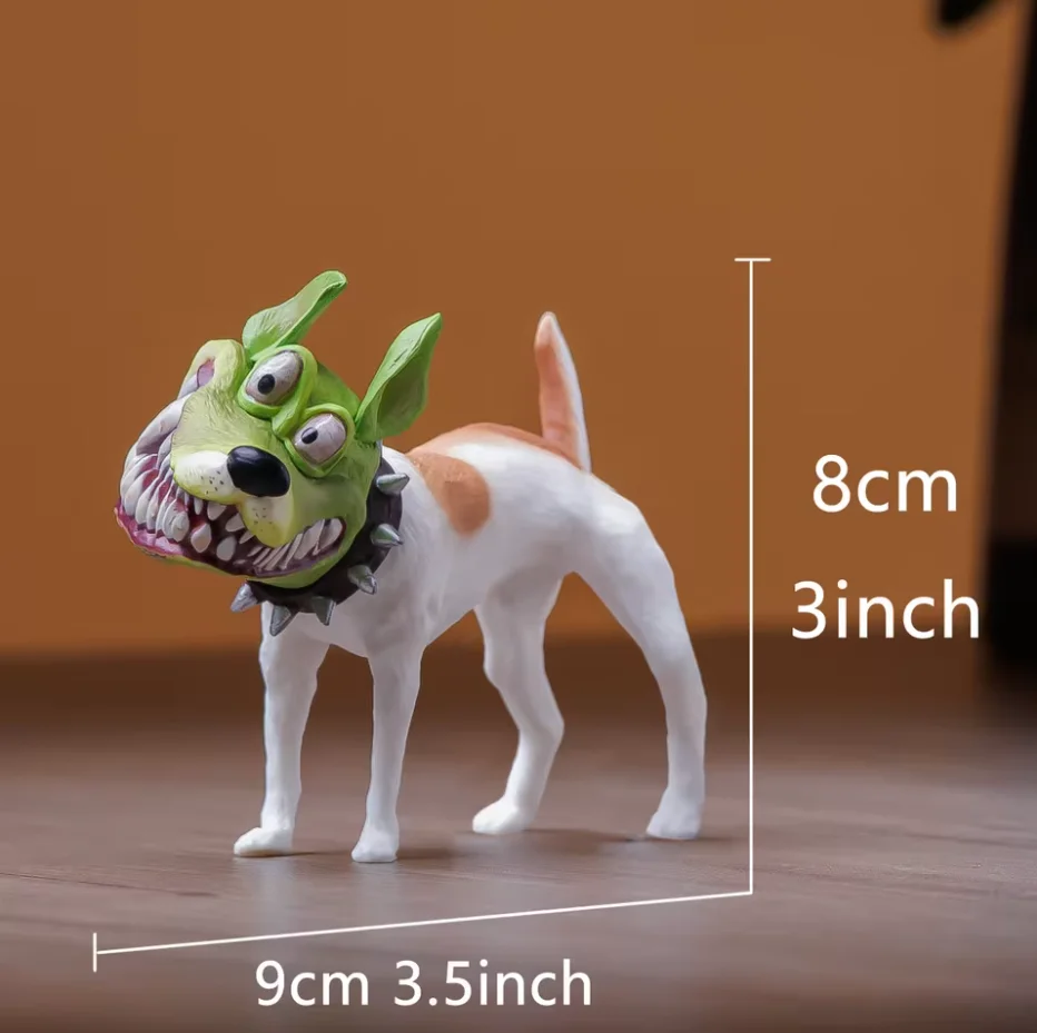 7cm The Mask Dog Action Figures Statue Anime Figure The Mask Model Figurine Desktop Decor Ornaments Holiday Children Gifts Toys