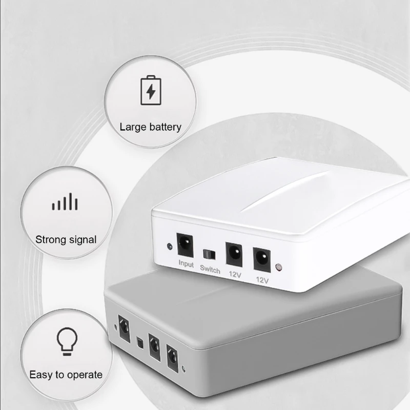 Banco do poder do UPS compatível do dispositivo múltiplo, viajando carregar, linhas de telefone, equipamento do Internet, fonte de alimentação, 5200mAh