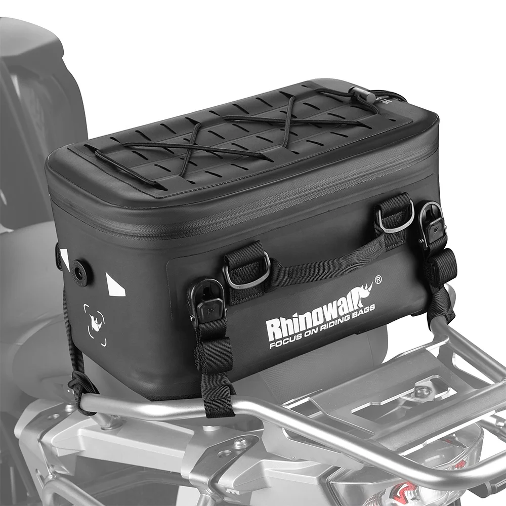 

Rhinowalk Motorcycle 16l Extended Waterproof Touring Bag for Side Case Motorcycle Adventure Rear Seat Storage Carrier
