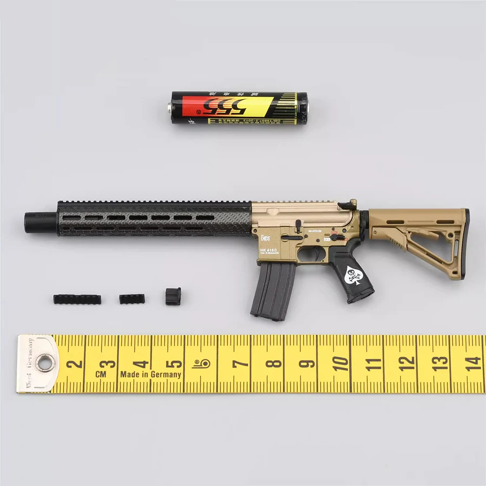 Easy&Simple ES 26064B US. Special Mission Unit Operation Soldier Mini Toy Model HK416 PVC Material Clip Not Real For 12