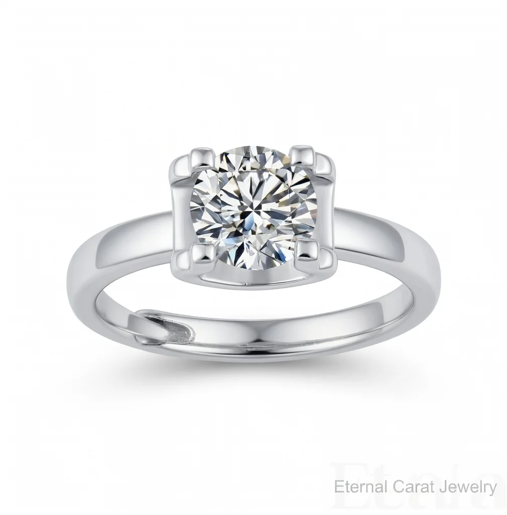 

Кольцо-солитер с муассанитом PT950 с 4 крапанами в форме бычьей головы, регулируемое, для женщин, свадебный подарок