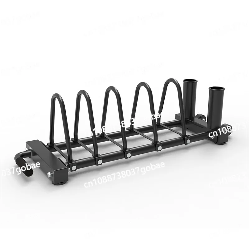 Barbell piece rack Household barbell piece storage rack Movable fitness bell piece storage rack