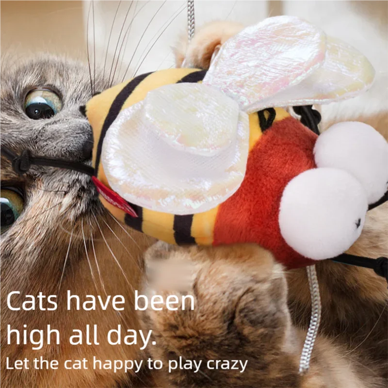 New Cat Electric Plush Toy with Sound, Insect Calling, Cat Toy, Pet Self pleasure and Soothing Supplies