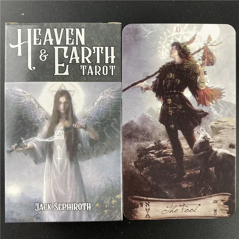 Heaven Earth Tarot Cards With PDF Guidebook English Version Tarot Cards Deck Board Game For Personal Use 78Pcs