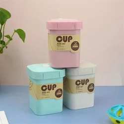 Wheat Straw Students Lunch Box 550ml Healthy BPA Free Soup Cup Microwave Bento Boxes Breakfast Cup Food Storage Container