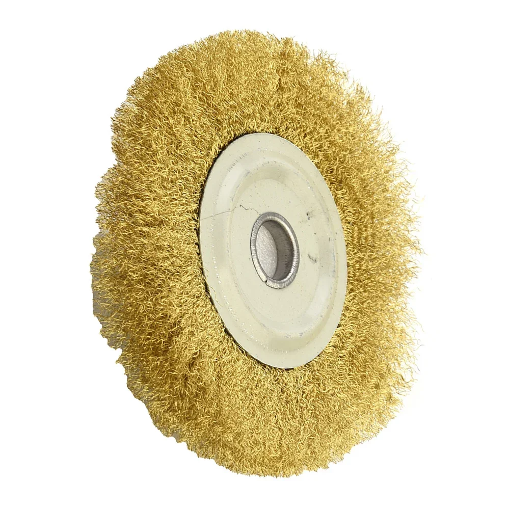 Sanding Polishing Crimped Derusting Rotary Descaling Wire wheel brush Grinding Accessories Replacement Cleaning Rust