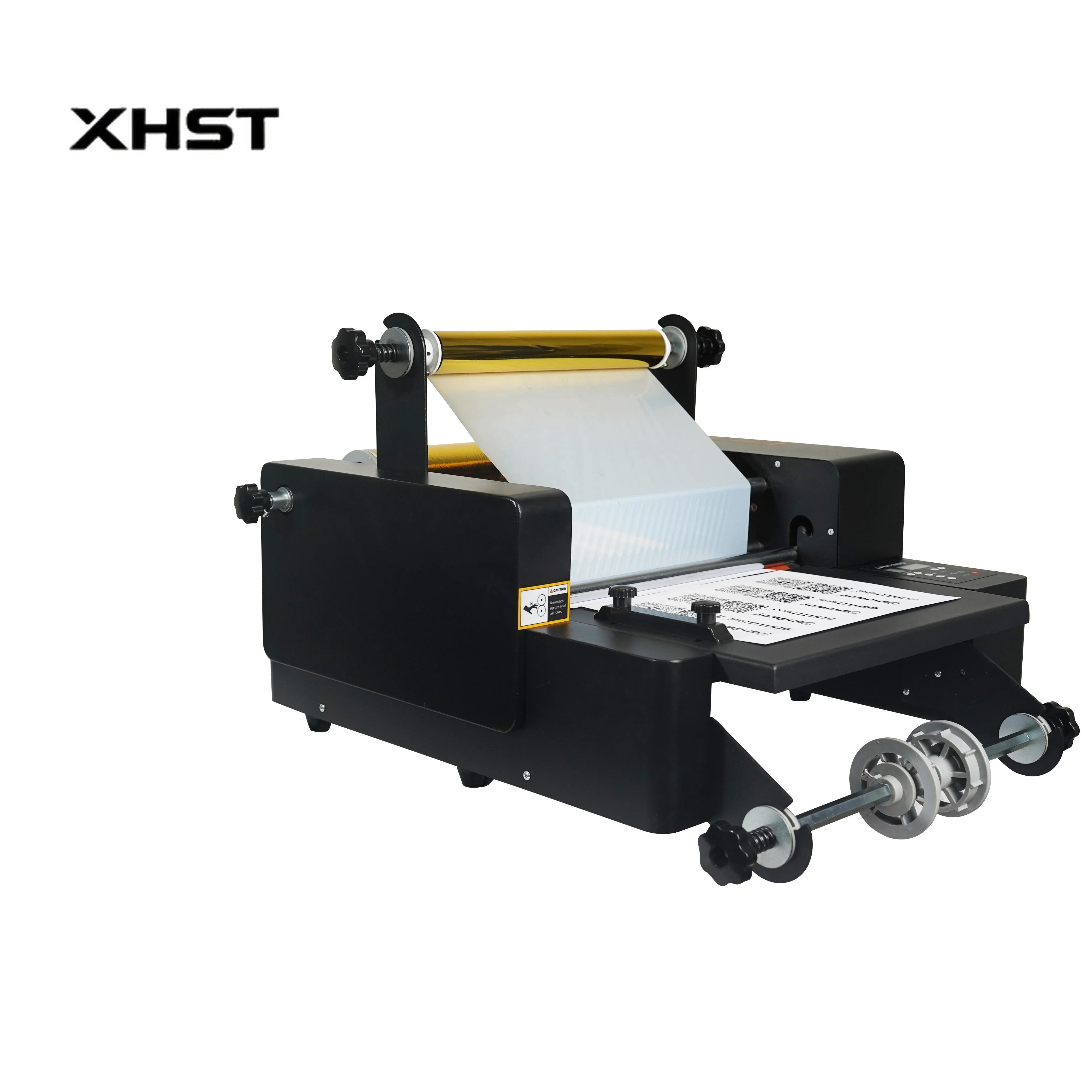 

LFM-360S 340mm Advanced Double Side 1&3 Inch Paper Machine New Condition Cold & Hot Laminator For A4/A3/A5/A6 Printing Shop Use