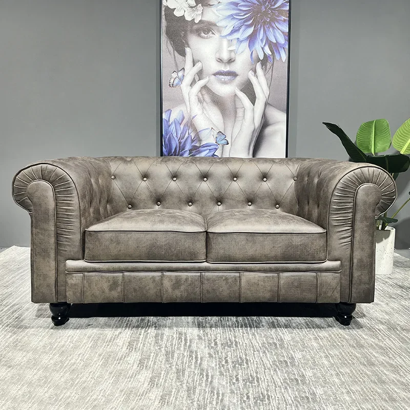 شقة صغيرة من القماش الأمريكي الفاخر من TTLight وأريكة الإفطار ذات صف مستقيم من الأثاث الحديث #4