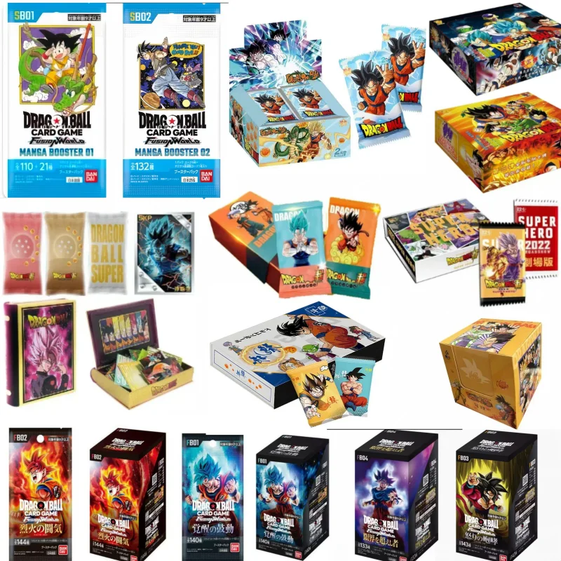 

Карточные магазины аниме Dragon Ball, карты Booster Card Box, коллекционная карточная игра Super Saiyan Son Goku, коллекция персонажей аниме, игрушка