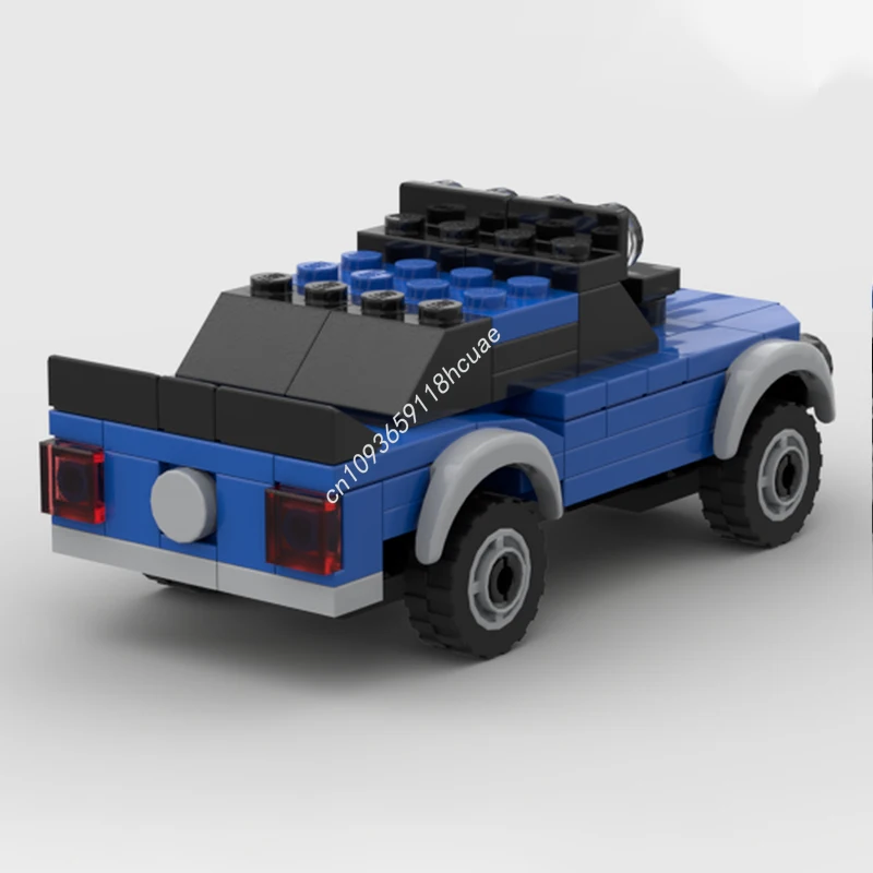 104 Uds. MOC Forded Mustang prerunner Stud ancho campeón de la ciudad supercares modelo bloques de construcción idea juguetes creativos regalos de navidad