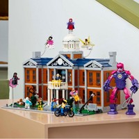 MOC Mansion X-Men Superhero Scene Building Block Assembly Toy Ornament DIY Hobby Collection Bricks Gift
