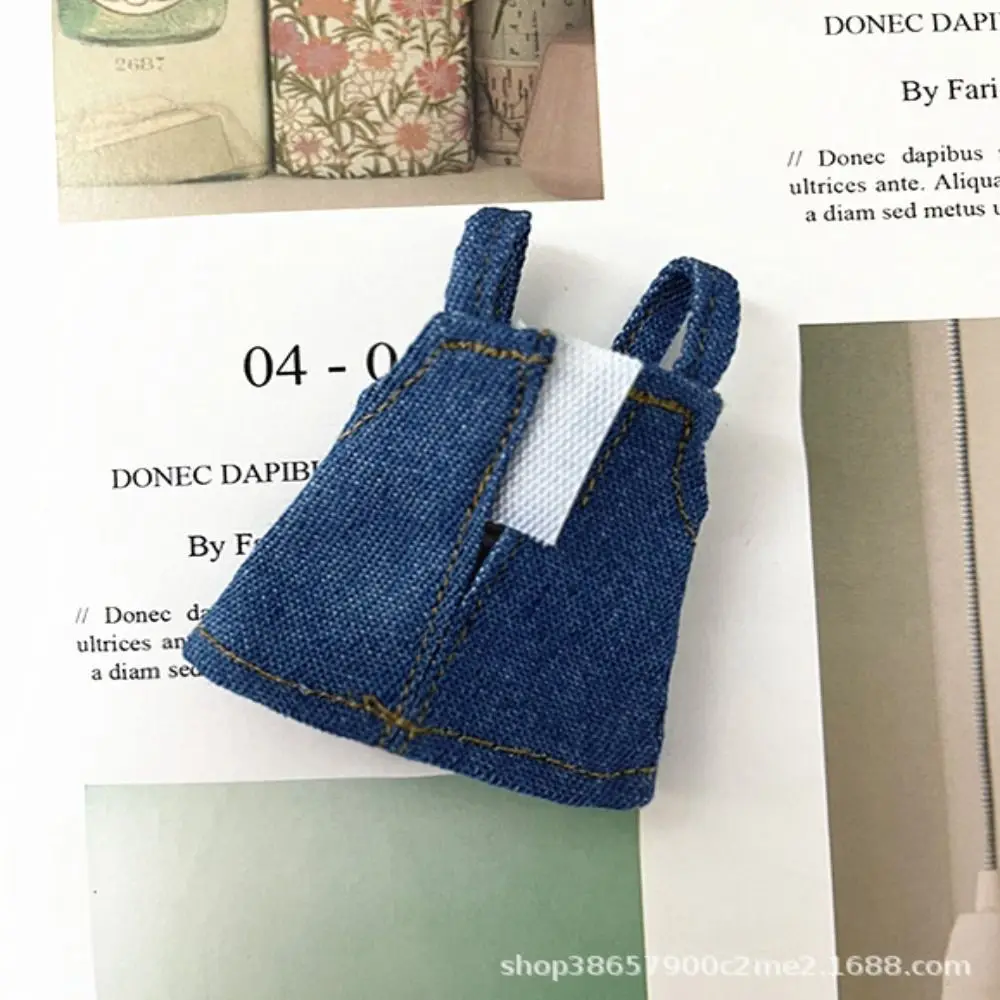 Camiseta, accesorios para muñecas Bjd, pantalones con tirantes, juguetes para niños, falda con tirantes, vestido para muñeca, suéter, ropa para muñeca OB11, pantalones vaqueros para muñecas