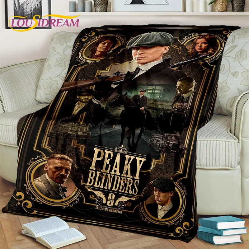 HD Tommy Shelby  P-Peaky Blinders Blanket,Soft Throw Blanket for Home Bedroom Bed Sofa Picnic Travel Office Cover Blanket Kids