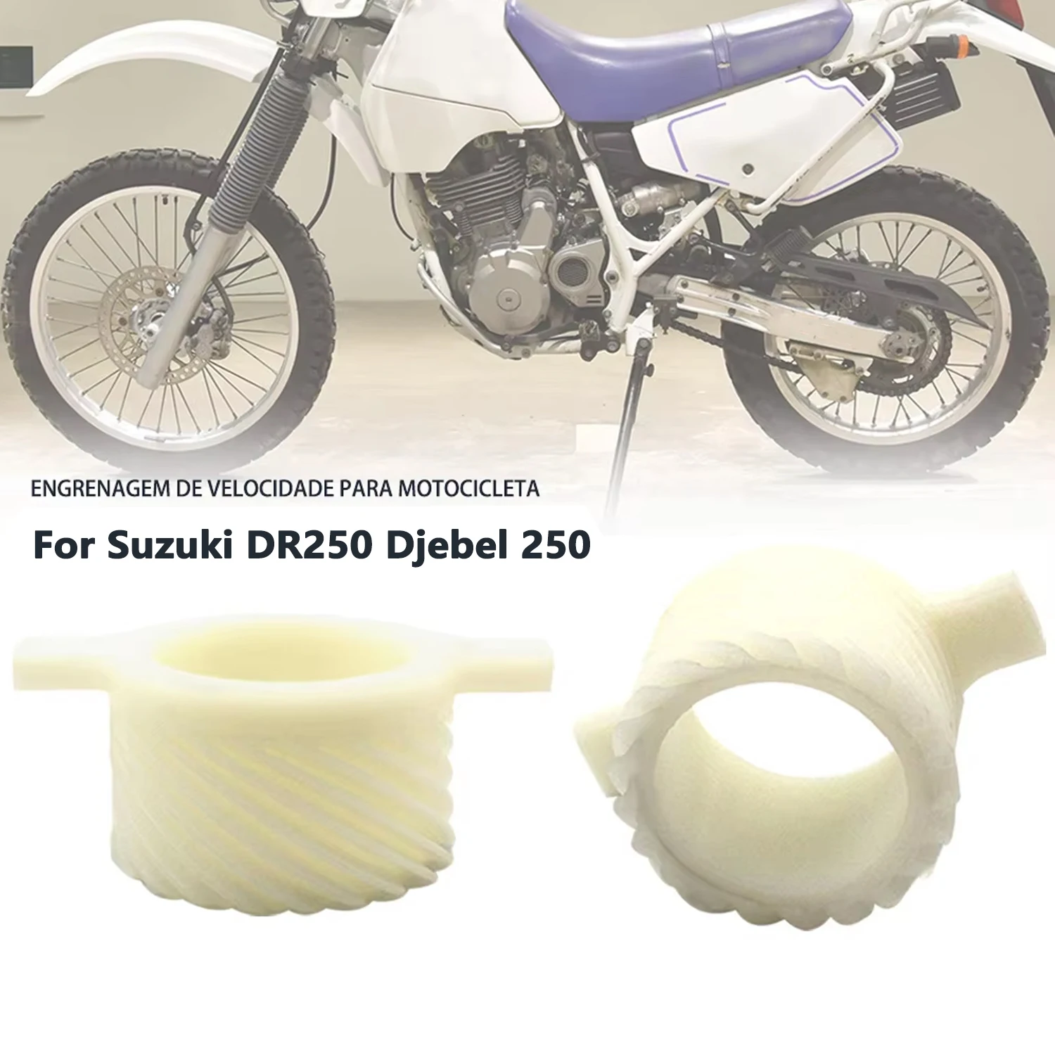 For Suzuki DR250 Djebel 250 Scooter Brake Speedometer Drive Gear Assy Teeth Nylon Motorcycle Accessories