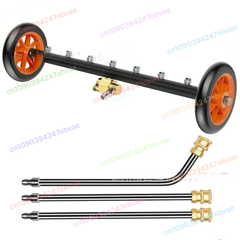 الهيكل السفلي منظف الأسطح مكنسة المياه تحت هيكل السيارة غسيل الأرضيات 1/4 "موصل سريع 24" غسالة الضغط #1