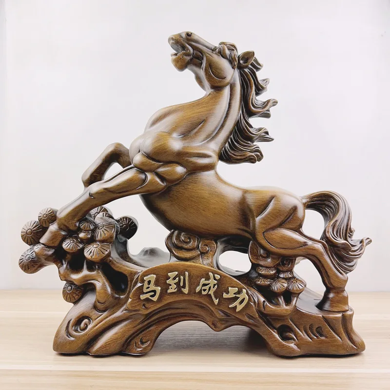 

New Chinese style horse statue handicrafts living room office desk foyer bookshelf home furnishings gifts for customers