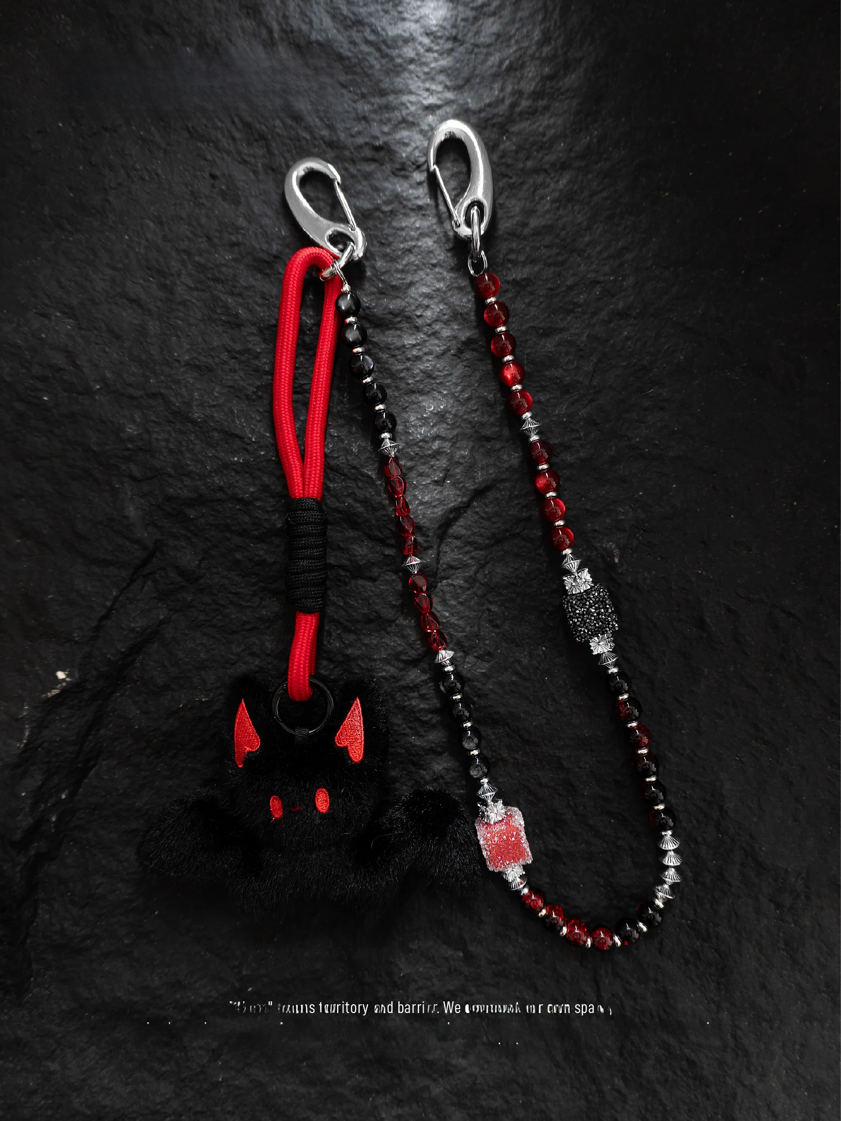 cleanfit-オリジナル合金ハイエンド感覚パンツチェーンビーズキーホルダーウエストチェーンアクセサリーユニセックスパンクスタイルベルトバックル