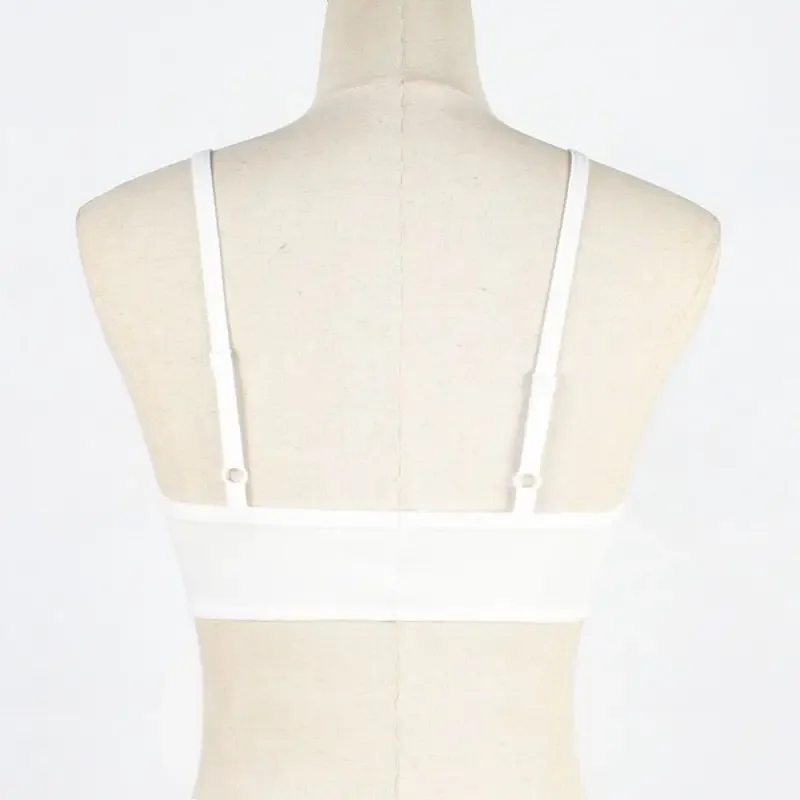 حمالة صدر دانتيل مثيرة للنساء ، حمالات رفيعة ، توب أنبوبي سفلي ، ملابس داخلية بلون واحد ، حمالة صدر لاسلكية ، ملابس داخلية ، مقاس كبير ، 5XL