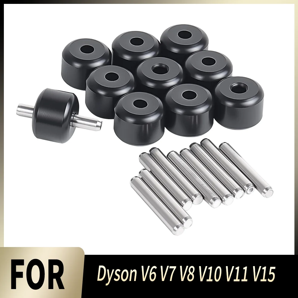 Ersatzteilset für Dyson V6 V7 V8 V10 V11 V15 Staubsauger, weicher Rollenkopf, kleine Räder, Rollen-Ersatzzubehör