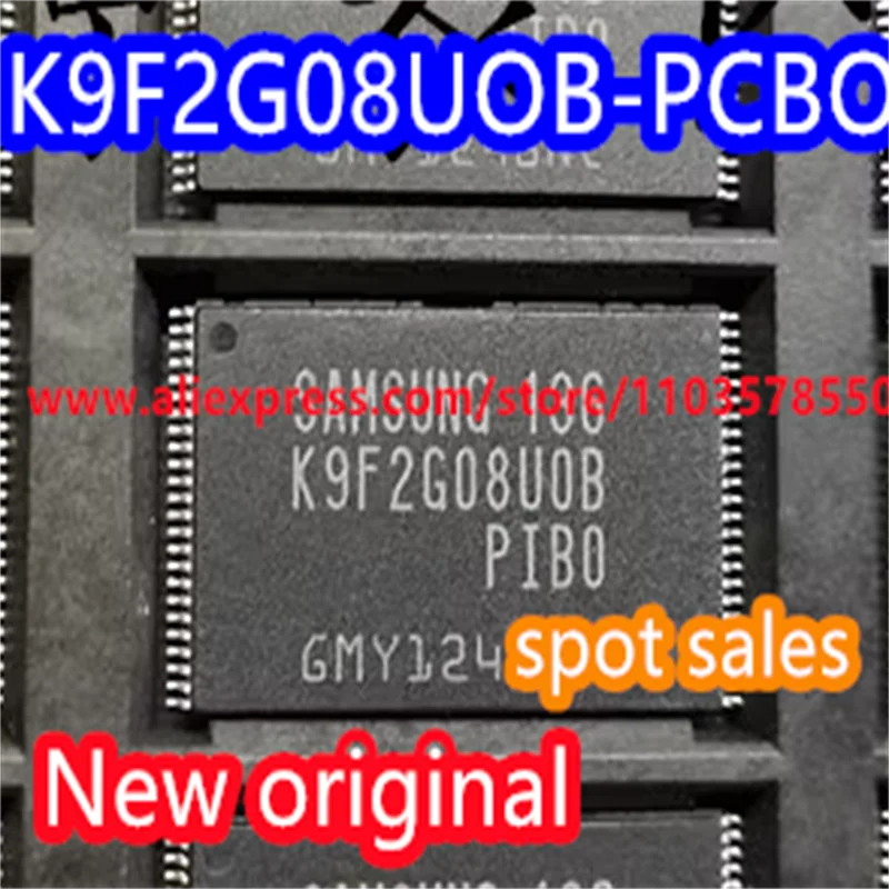 10PCS  New original K9F2G08U0B-PCB0 K9F2G08UOB-PCBO NAND FLASH flash IC chip package TSSOP48