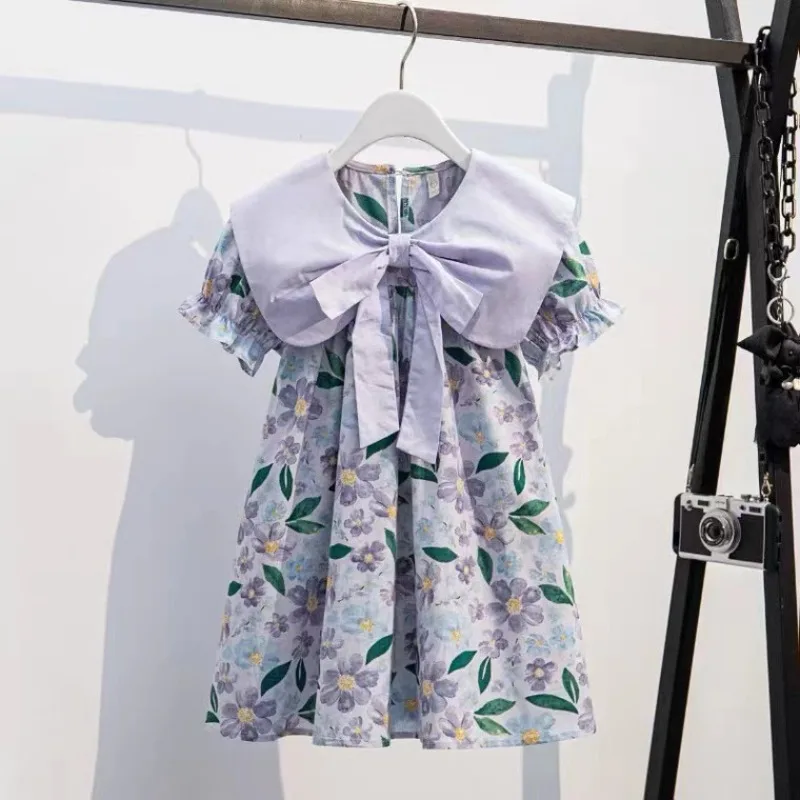 150x45cm Cotton Poplin Printed Fabric Floral Oil Painting Style 100% Cotton Clothing Dress Home Textiles DIY Sewing Fabric