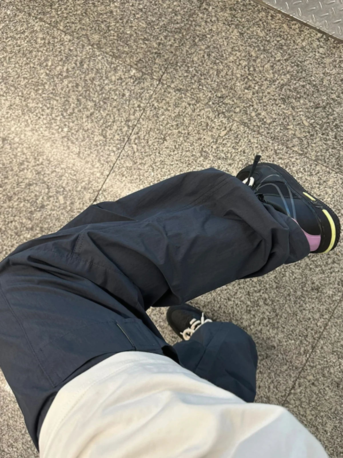 

Американские нейлоновые водонепроницаемые мужские брюки для походов, осенняя рабочая одежда, повседневные прямые брюки для активного отдыха, молодежные спортивные брюки