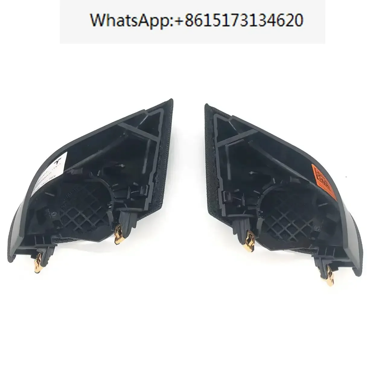 MODEL3 MODELY Car Reverse Mirror Triangle Horn Cover A-pillar Tweeter Accessories
