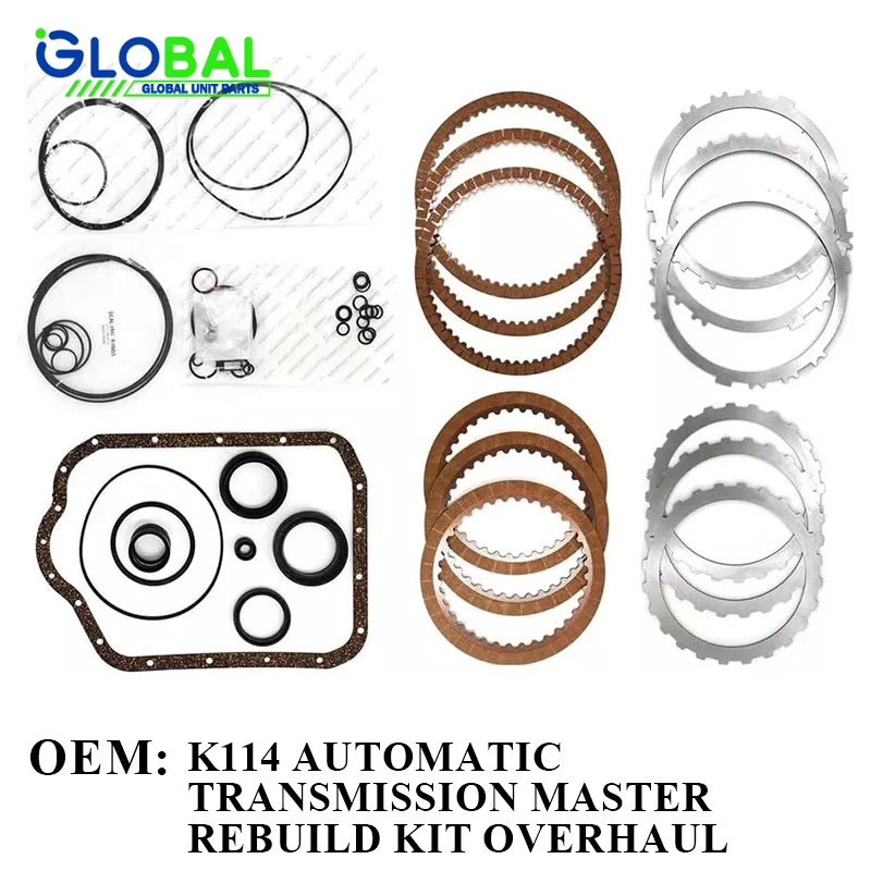 

K114 Automatic Transmission Rebuild Kit(Friction Plate + Repair Kit ) Suit For TOYOTA RAV4 2.0L Lexus NX200 2.0L Car Accessories