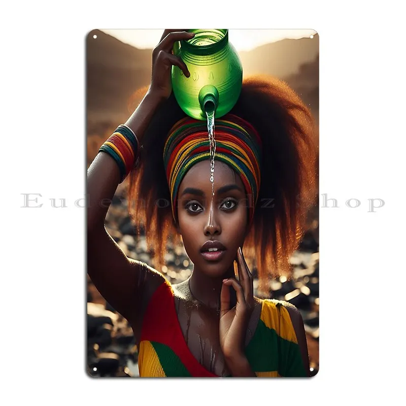 Habesha 03 Metal Plaque Cinema Poster Pub Plates Retro Print Tin Sign Poster