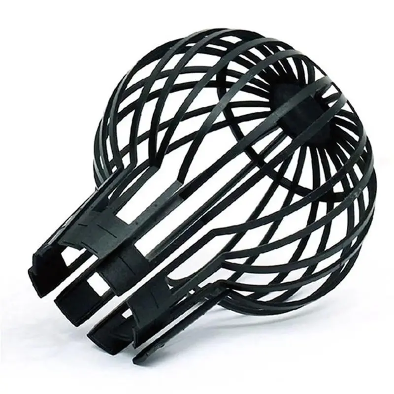 A27F-8Pcs Plastic Gutter Guards, Downpipe Leaf Guard, Downspout Filter, Drain Pipe Debris Dirt Protector, Drain Cover Durable
