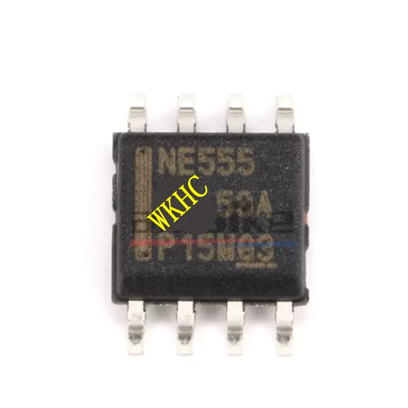 10PCS-50PCS NE555P DIP8 NE555DR SOP8 Bipolar Timer Chip 555 Low Cost Highly Compatible for Electronics Projects