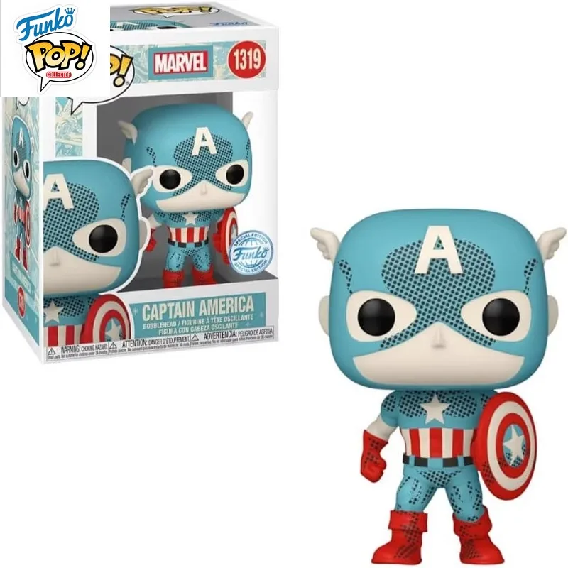 In Stock FUNKO POP Original Marvel Heroes Avengers Captain America Limited-purpose Mobile Figure Model Collection Holiday Gifts - Image 3