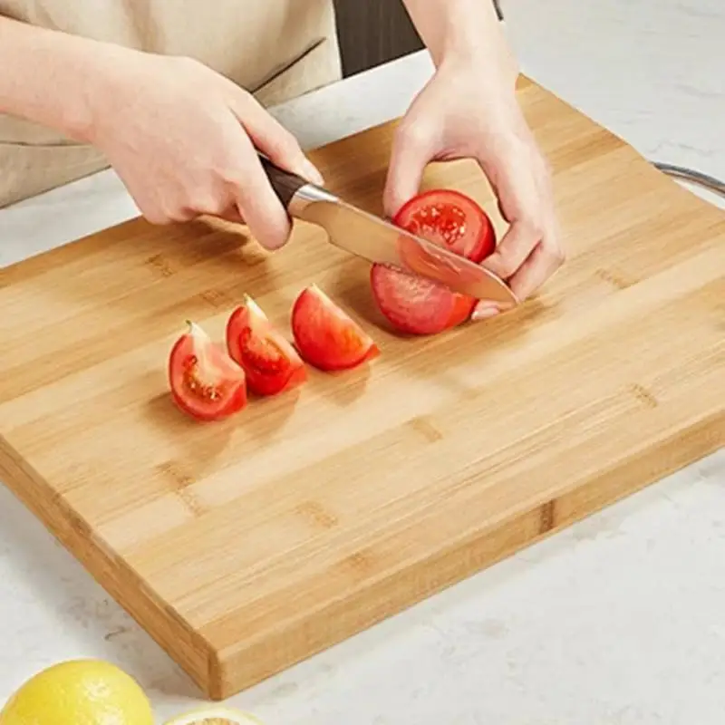 Wooden Thick Boards Double-sided Available Wood Cutting Boards Serving Board For Chopping Charcuterie Serving Boards For Meat