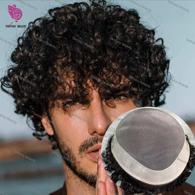 Fine Mono Men Toupe… - image