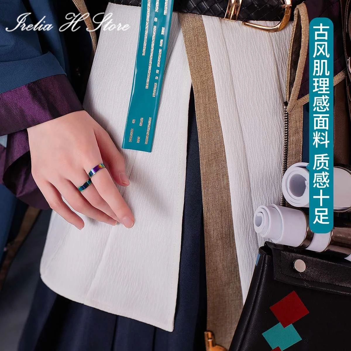 Irelia H Store الفرسان Xingzhu تأثيري حلي لعبة Xingzhu النمط الصيني فستان أزياء الهالوين النسائية #3