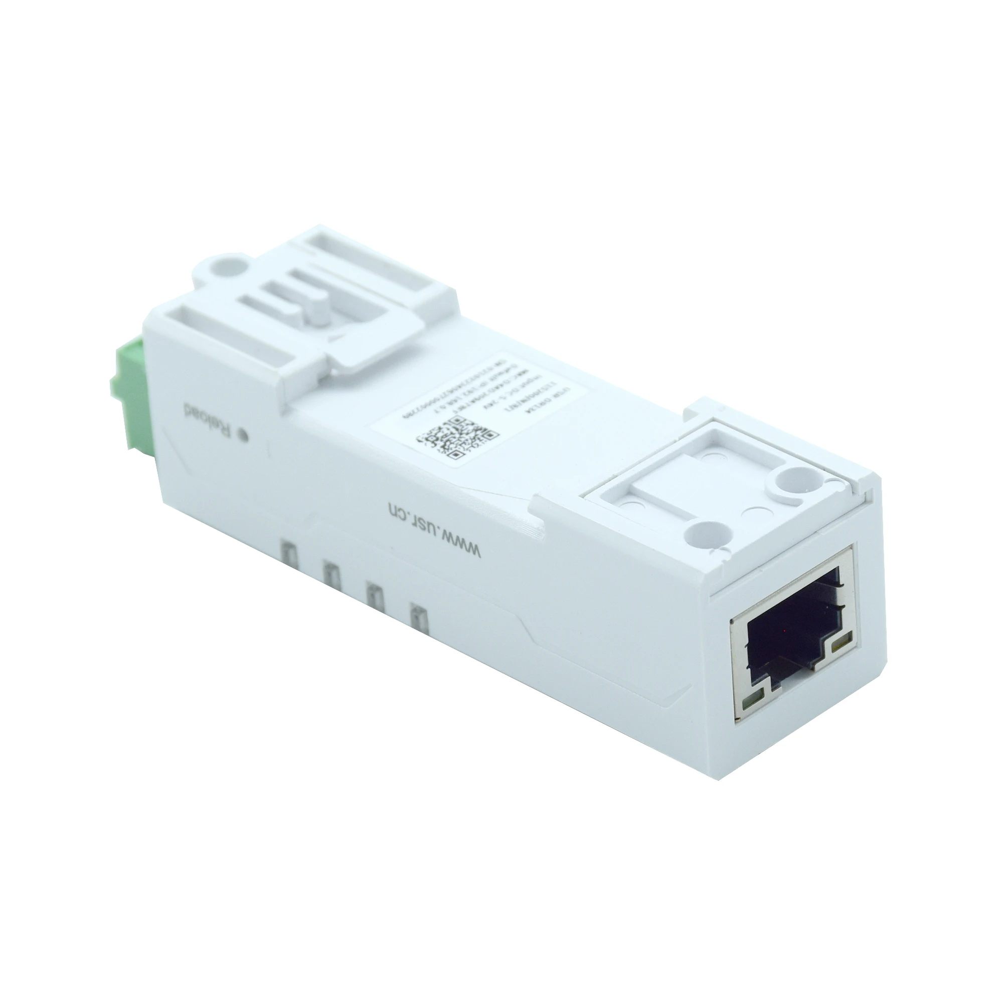منفذ تسلسلي DIN-rail RS485 إلى محول إيثرنت خادم إنترنت الأشياء USR-DR134 يدعم Modbus #6