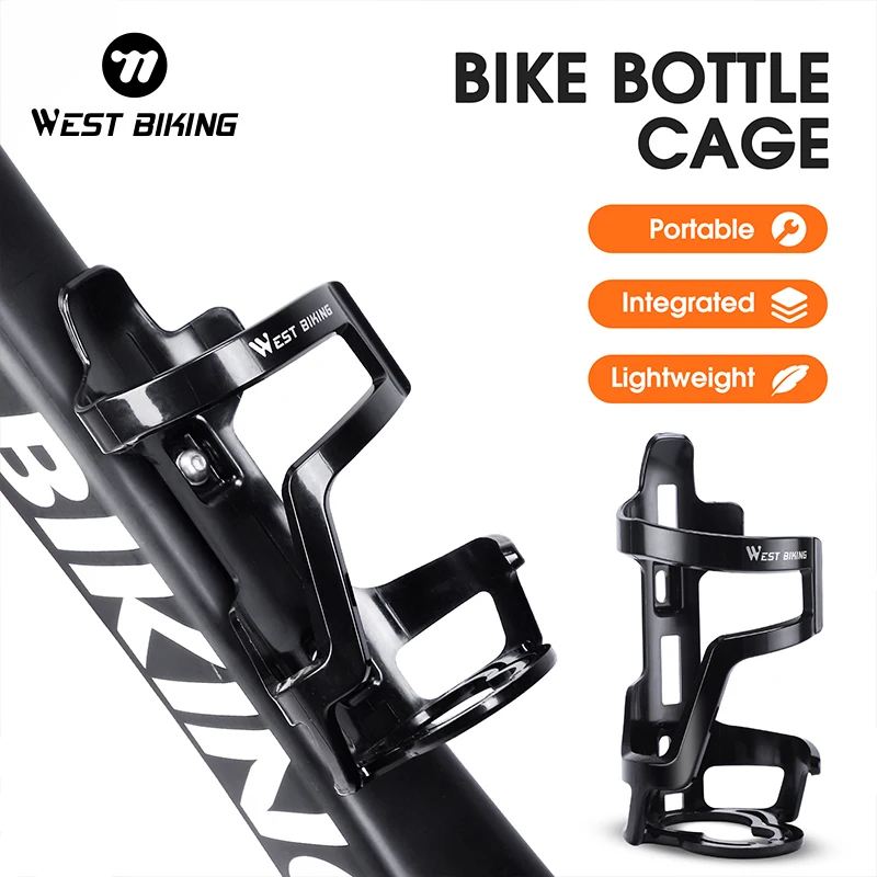 WEST BIKING Bicycle Bottle Holder MTB Road Bike Lightweight Bottle Cage Mount Cycling Triathlon Cup Holder Bike Accessories